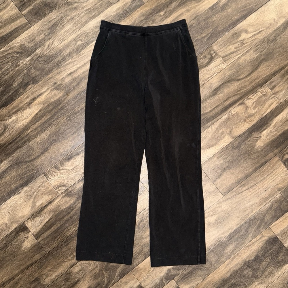LL Bean Active Legging Capris Yoga Fitness Women's Small Regular Black